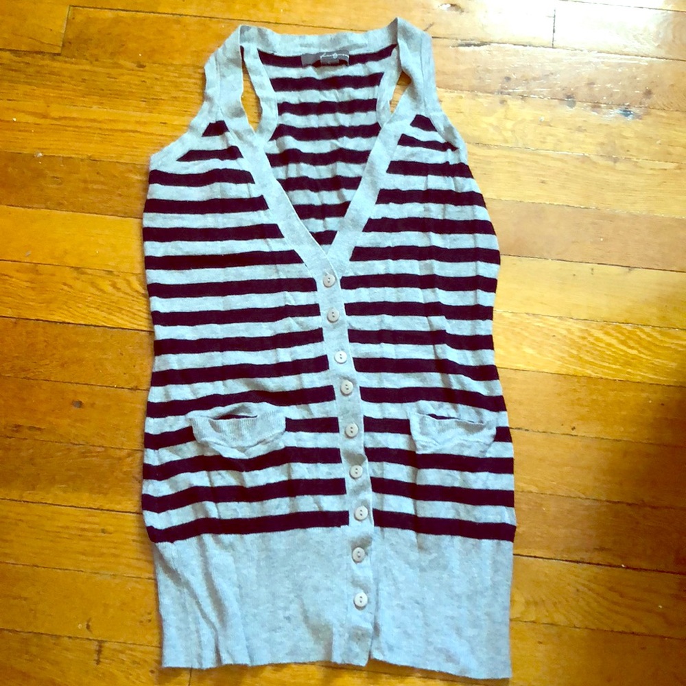 Striped vest